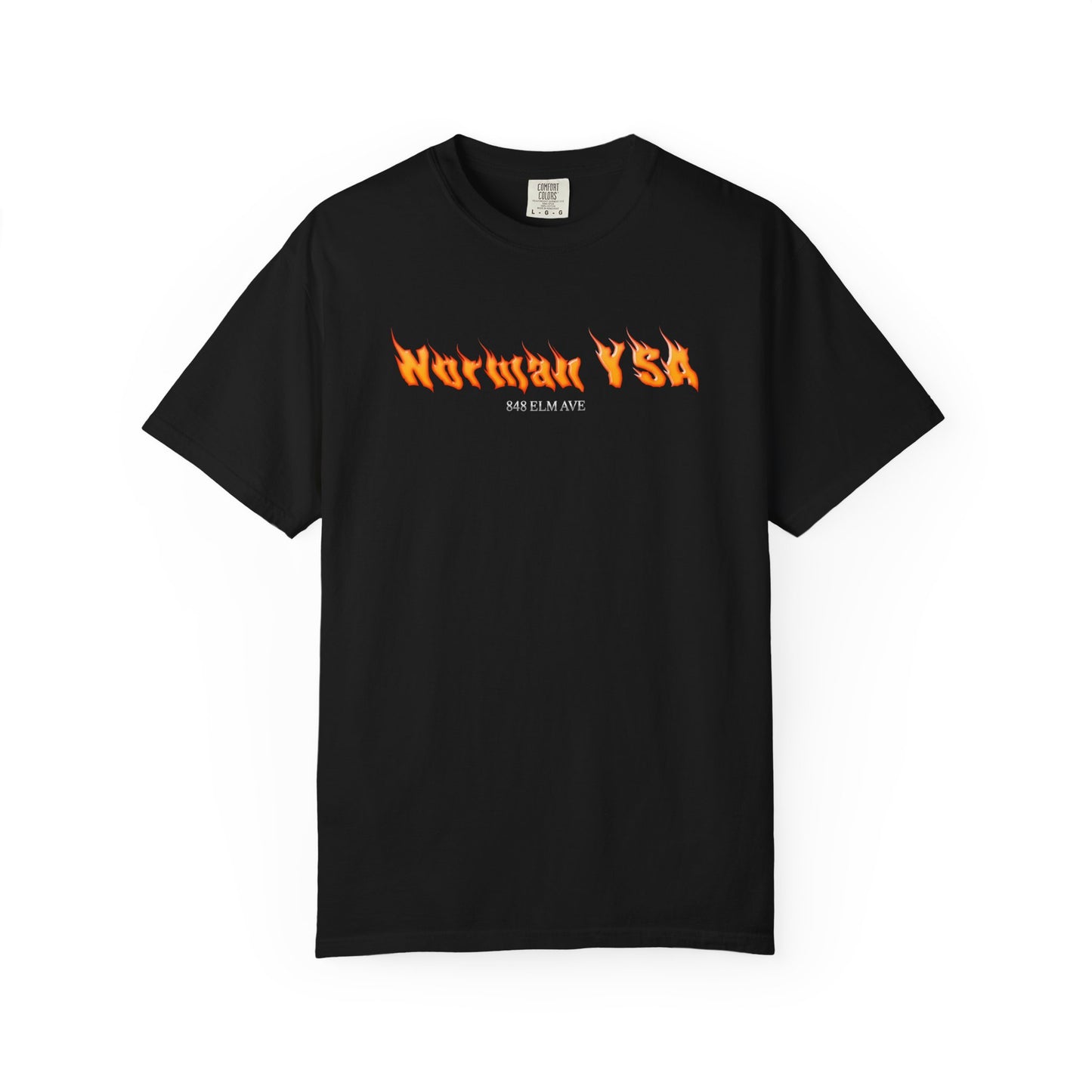 Norman YSA Heavyweight Flame T-Shirt - Comfort Colors