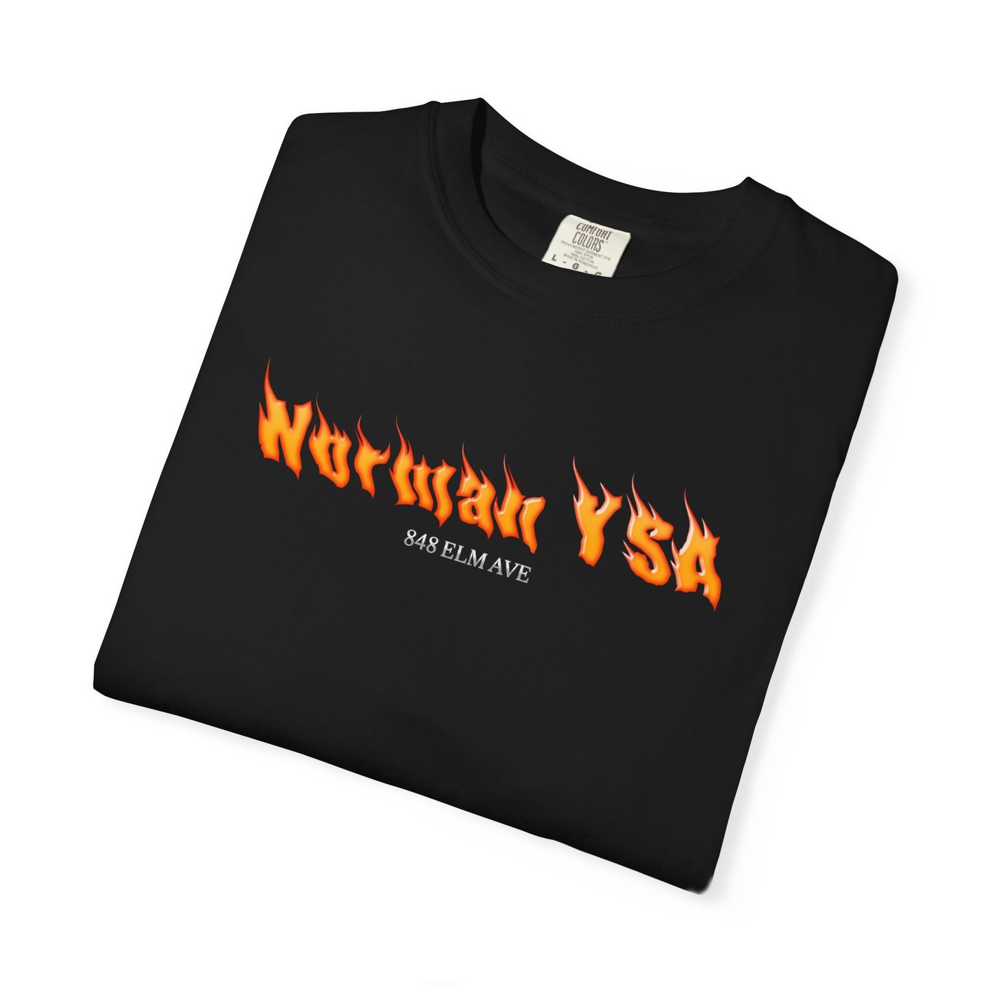 Norman YSA Heavyweight Flame T-Shirt - Comfort Colors